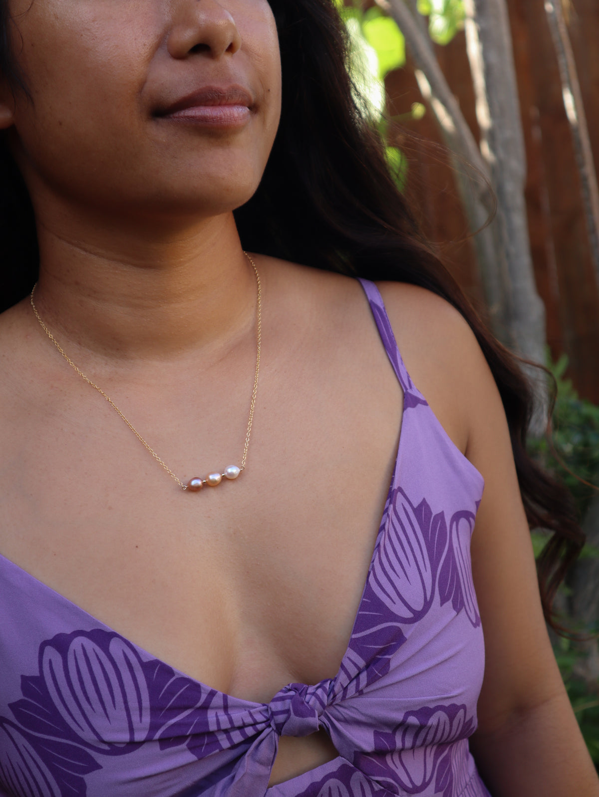 Ombre Pearl Necklace