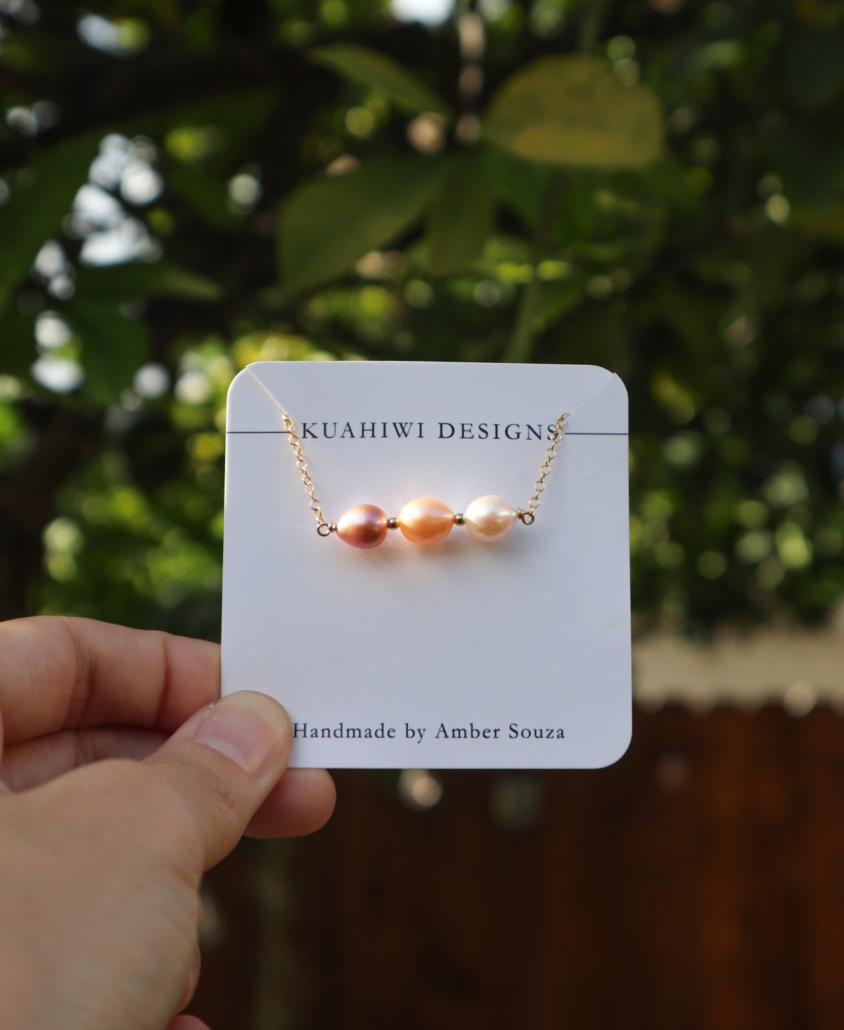 Ombre Pearl Necklace