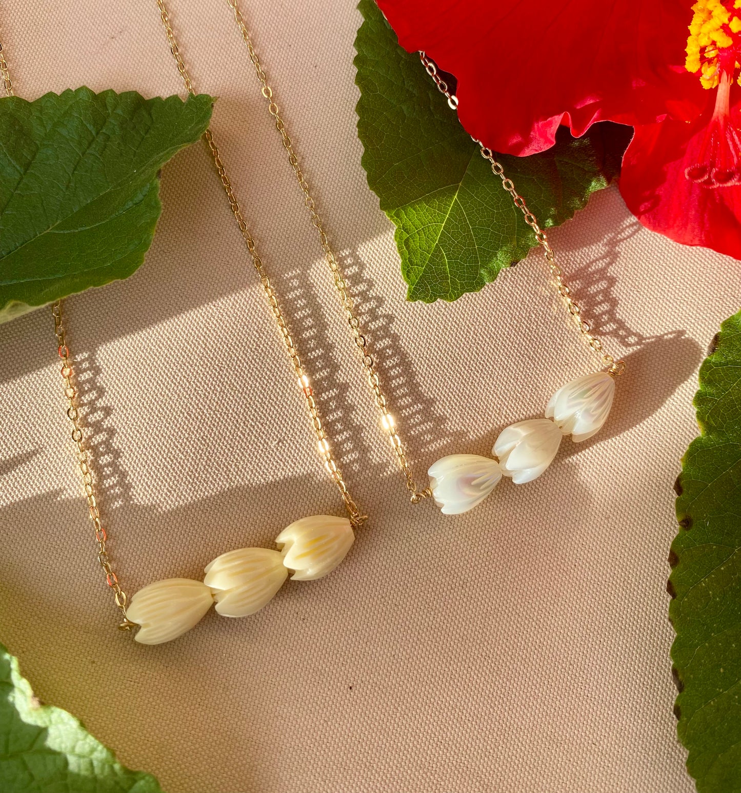 Pikake ʻEkolu Necklace