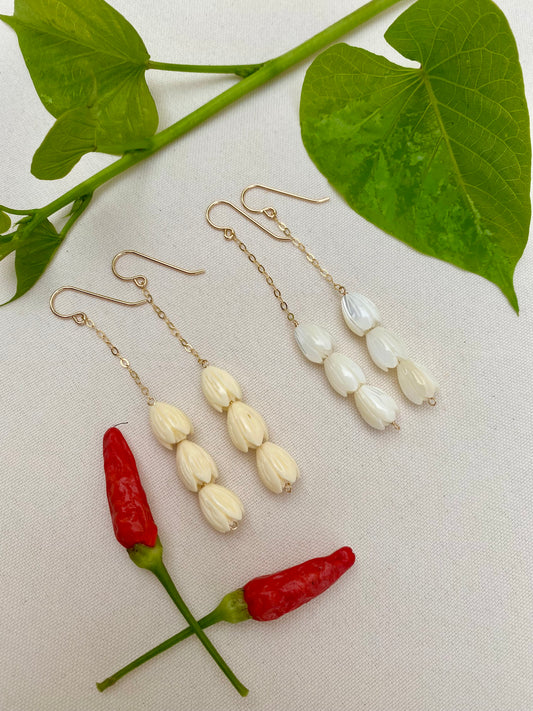 Pikake ʻEkolu Dangle Earrings