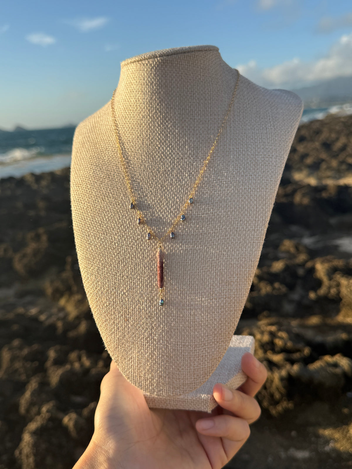 Wana and Freshwater Pearl Necklace