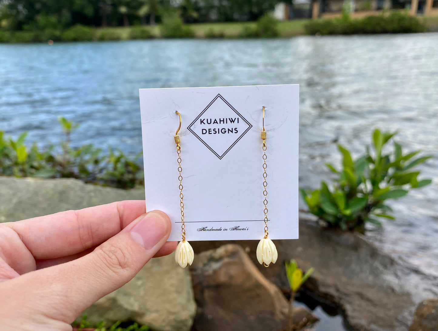 Pikake ʻEkahi Dangle Earrings