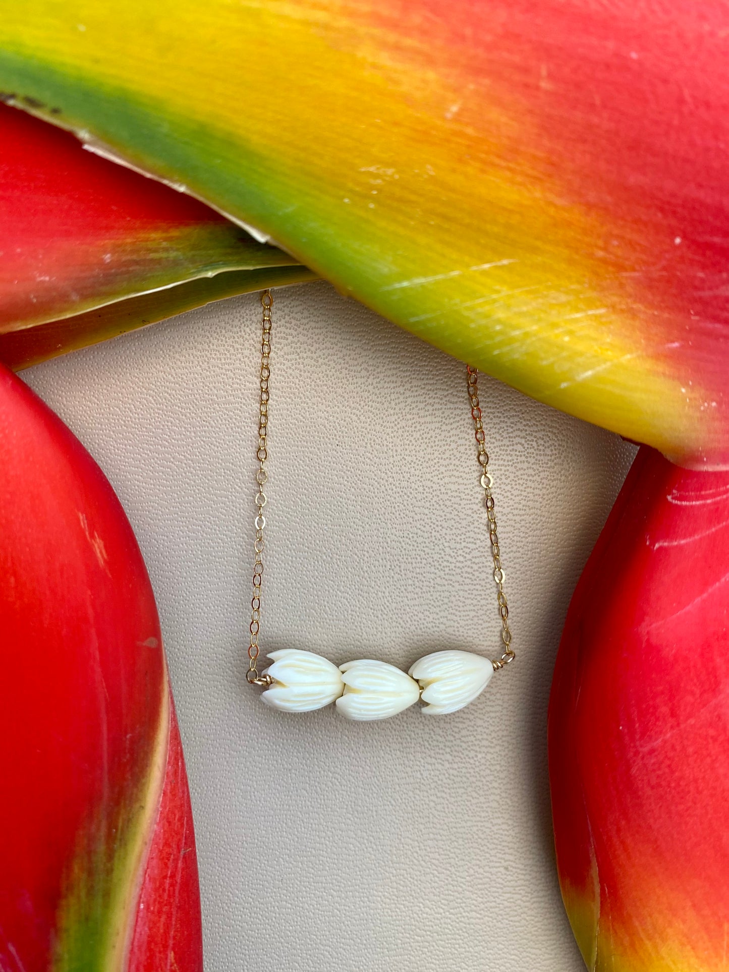 Pikake ʻEkolu Necklace