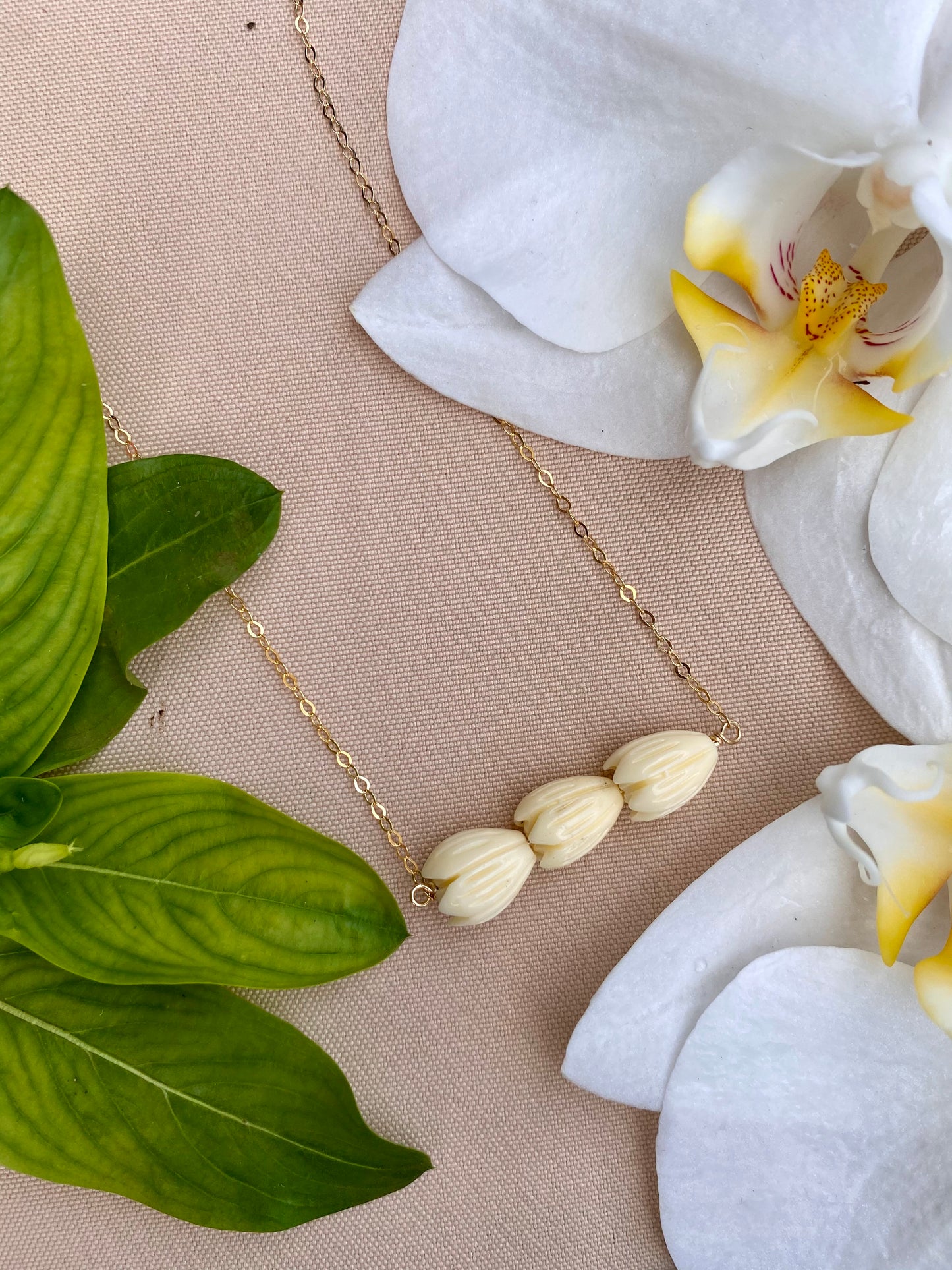 Pikake ʻEkolu Necklace