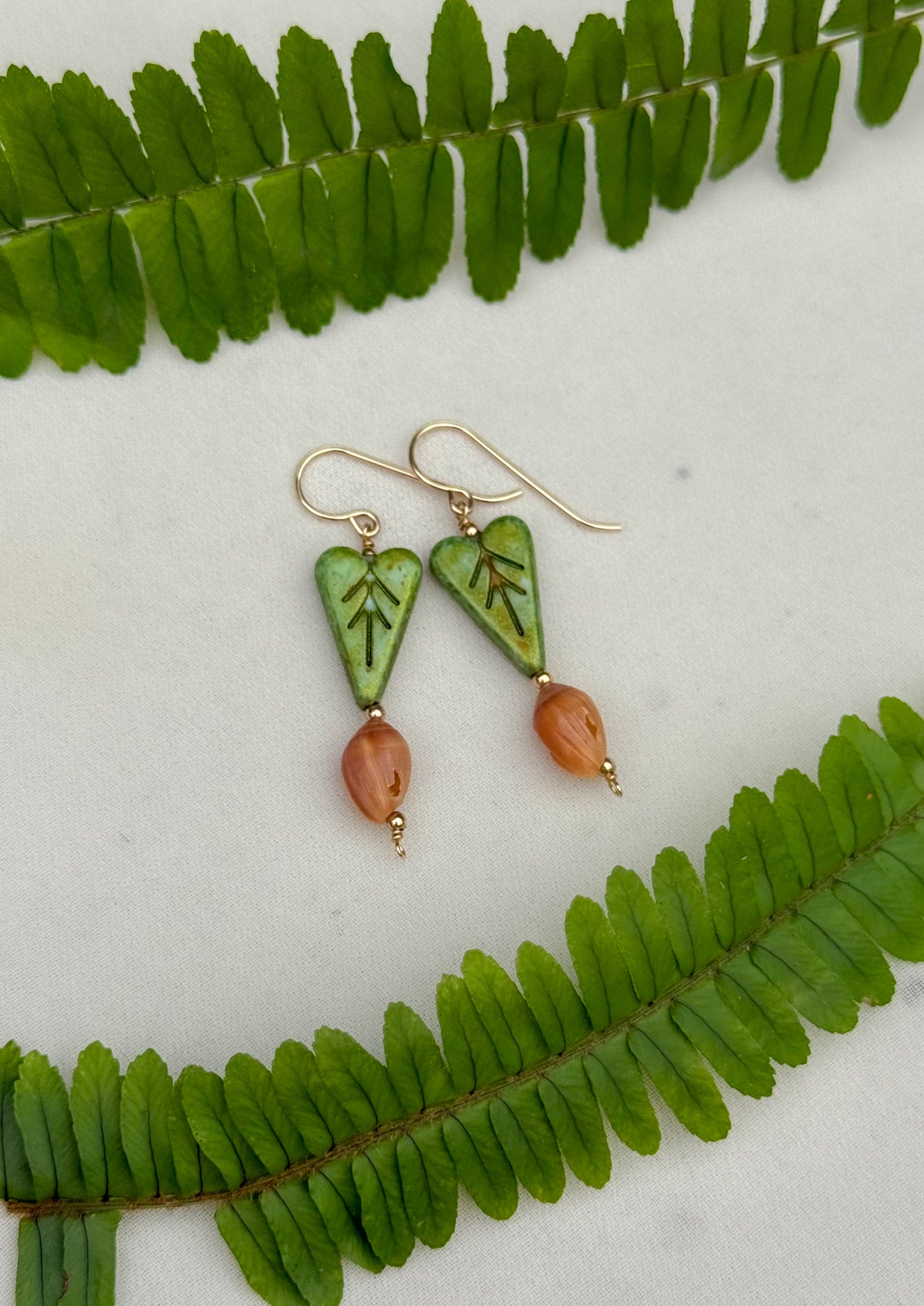 Flawed Poleho Shell and Kalo Earrings - Kala Mai Sale Item