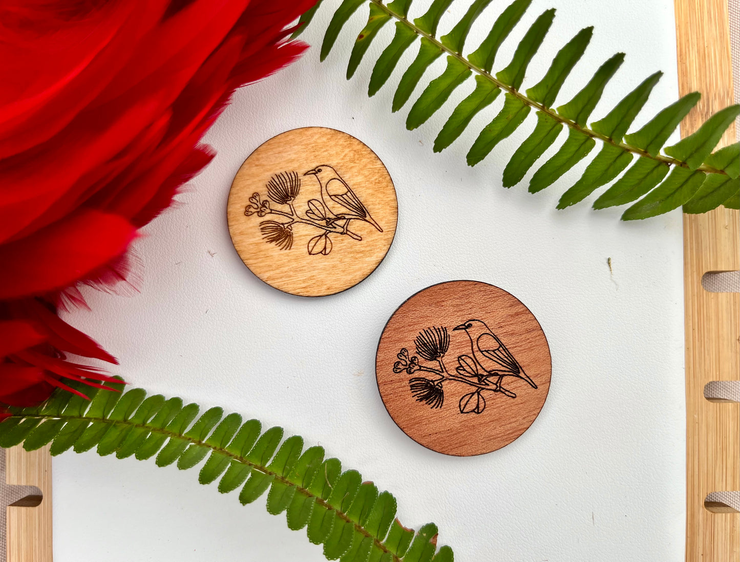 Hawaiian Flower Magnets