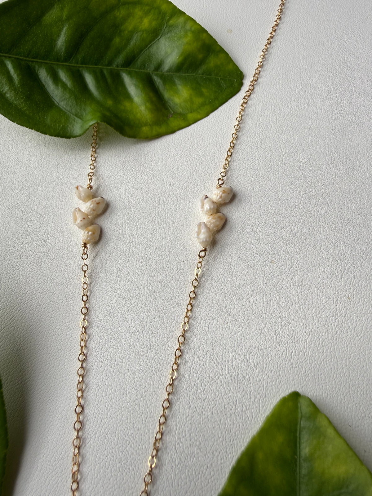 Niihau Momi Shell and Pearl Necklace