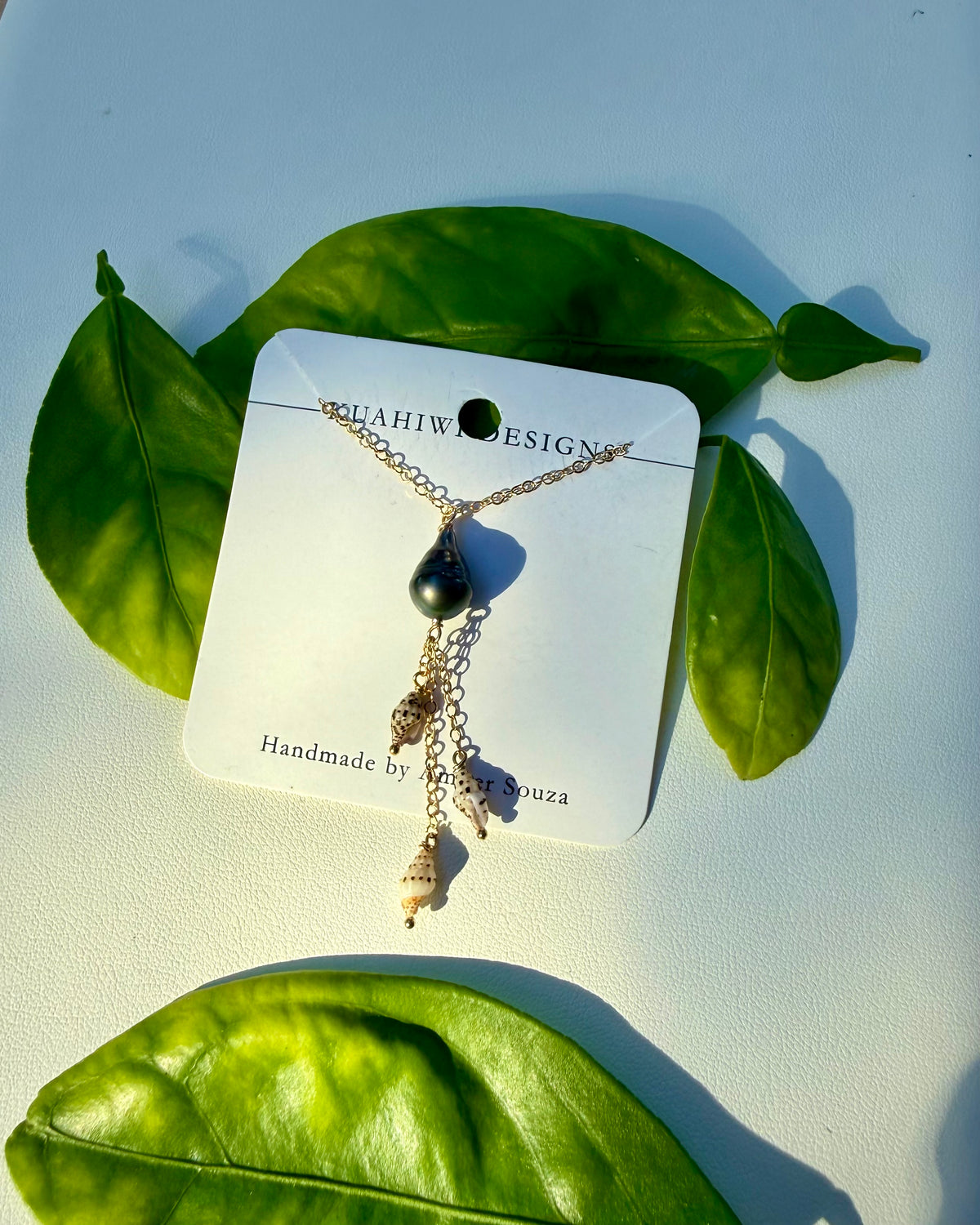 Laiki Shell Tahitian Pearl Necklace