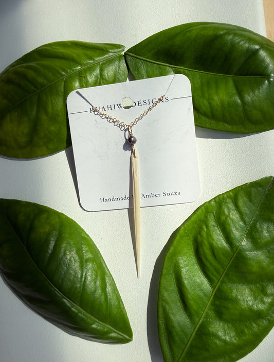 Stingray and Mini Pearl Necklace