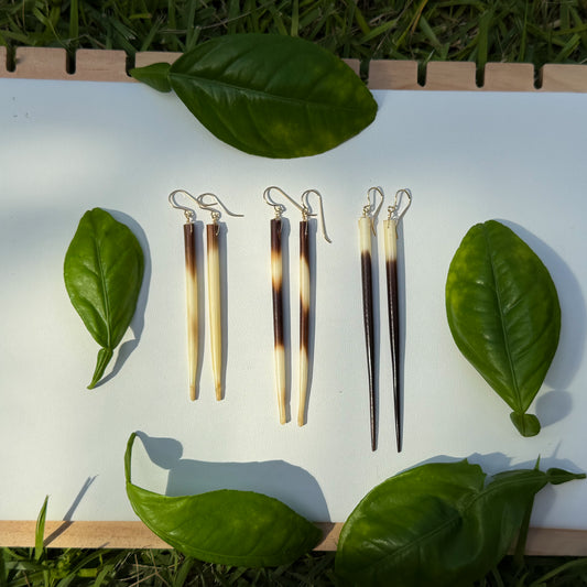 Simple Porcupine Quill Earrings