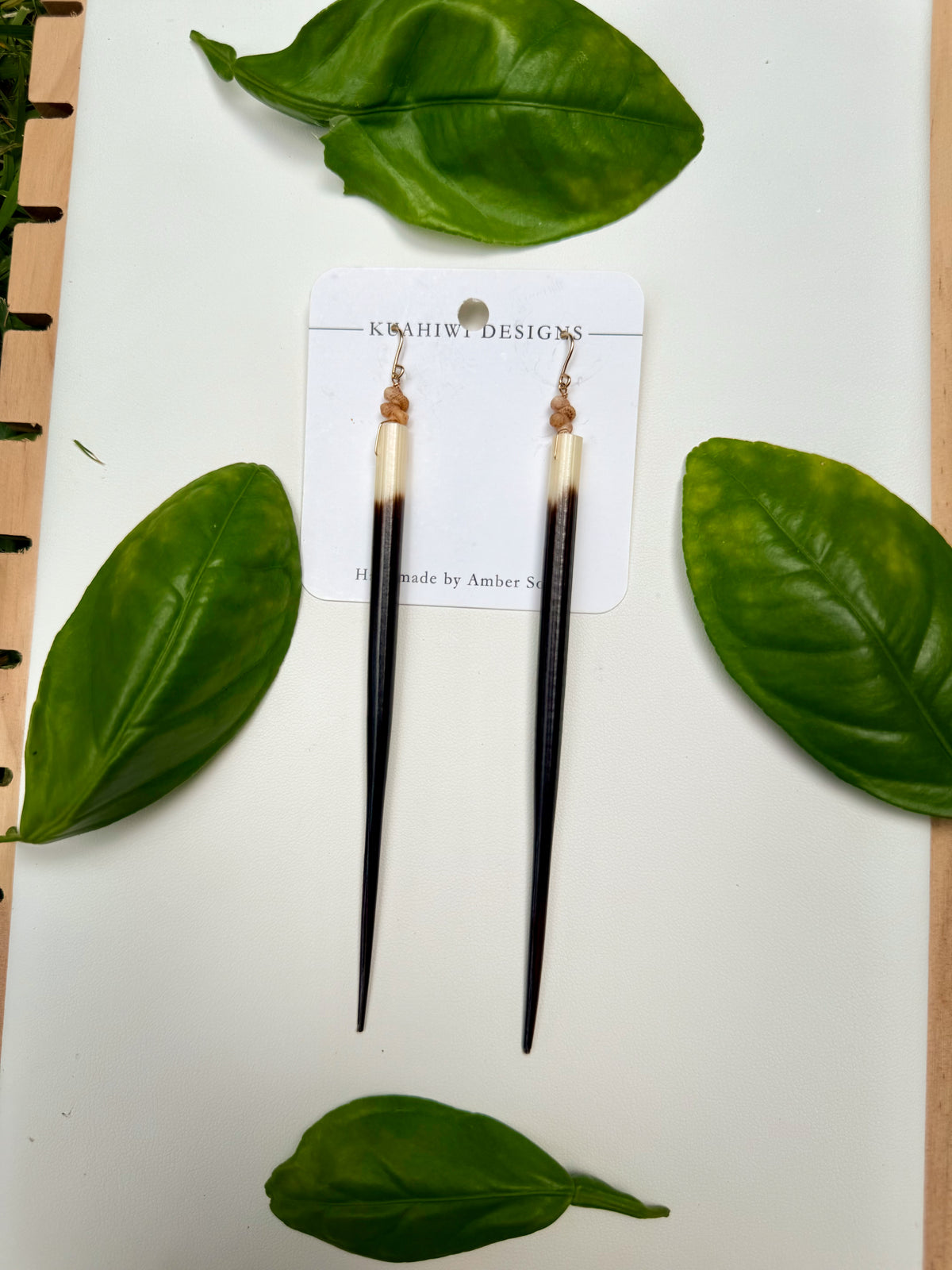 Porcupine and Kahelelani Earrings
