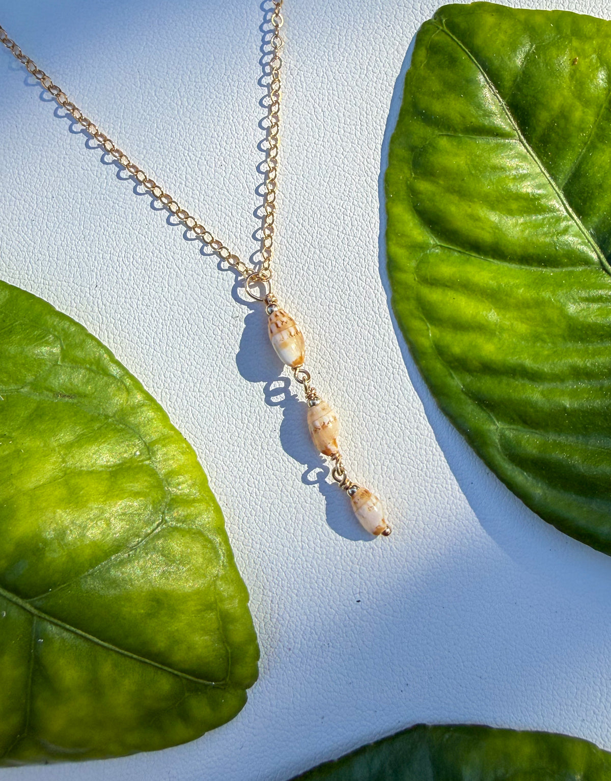 Niihau Laiki Droplet Necklace
