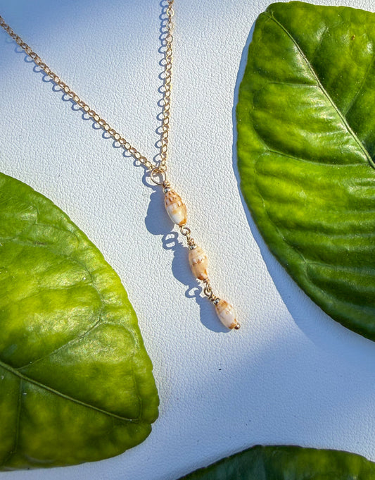 Niihau Laiki Droplet Necklace