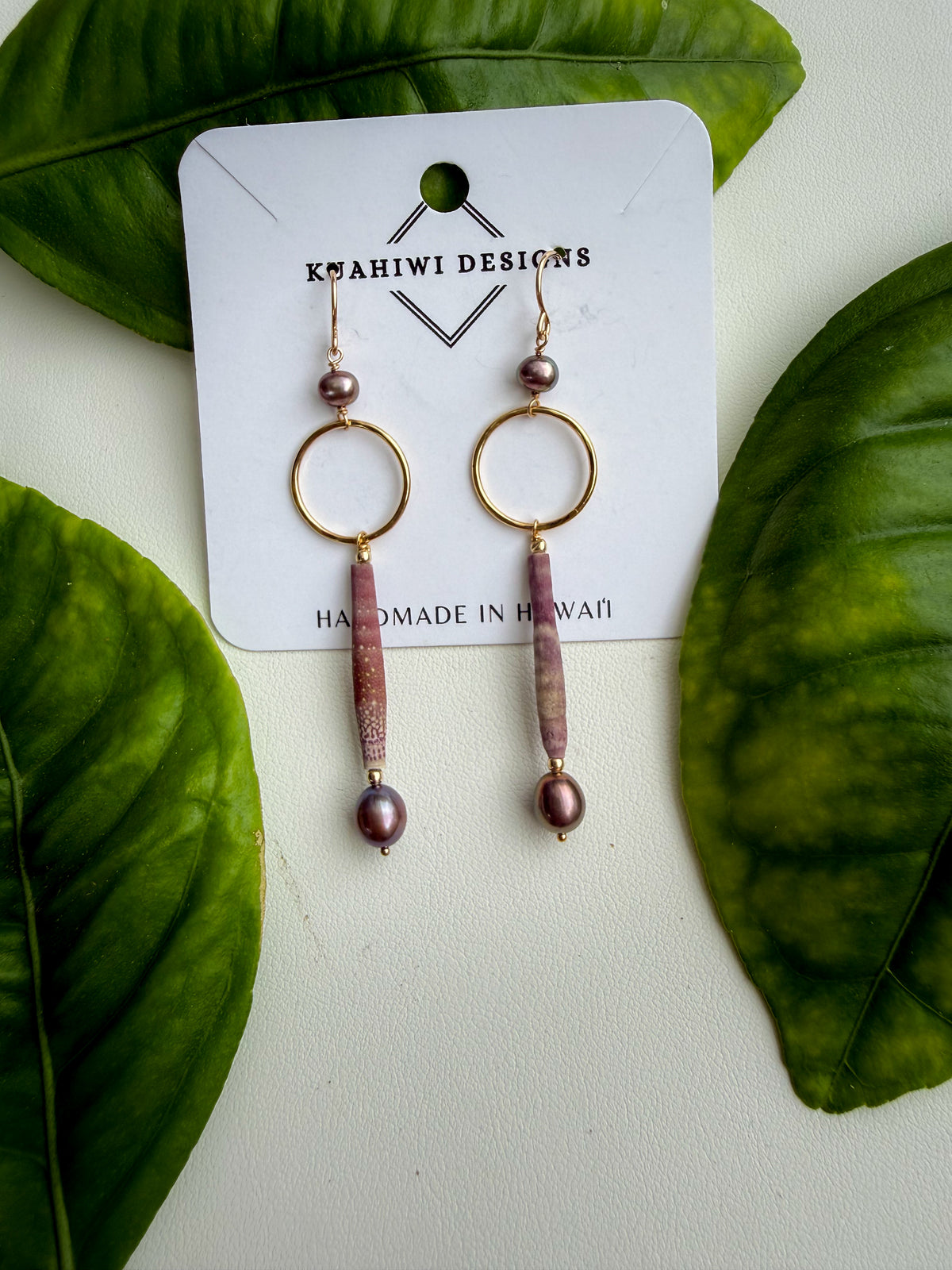 Wana, Pearl, and Hoop Earrings