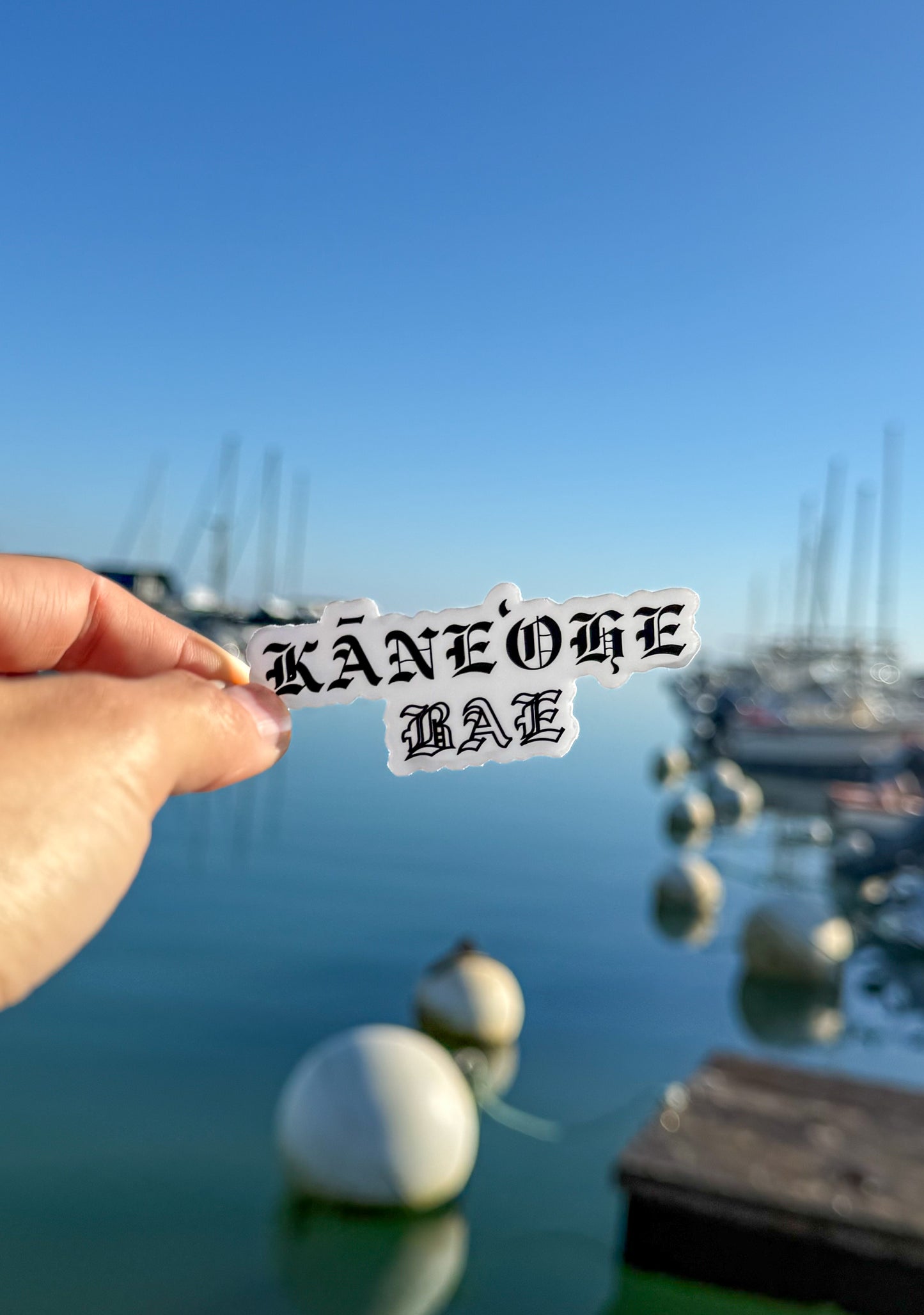Kaneohe Bae Clear Sticker