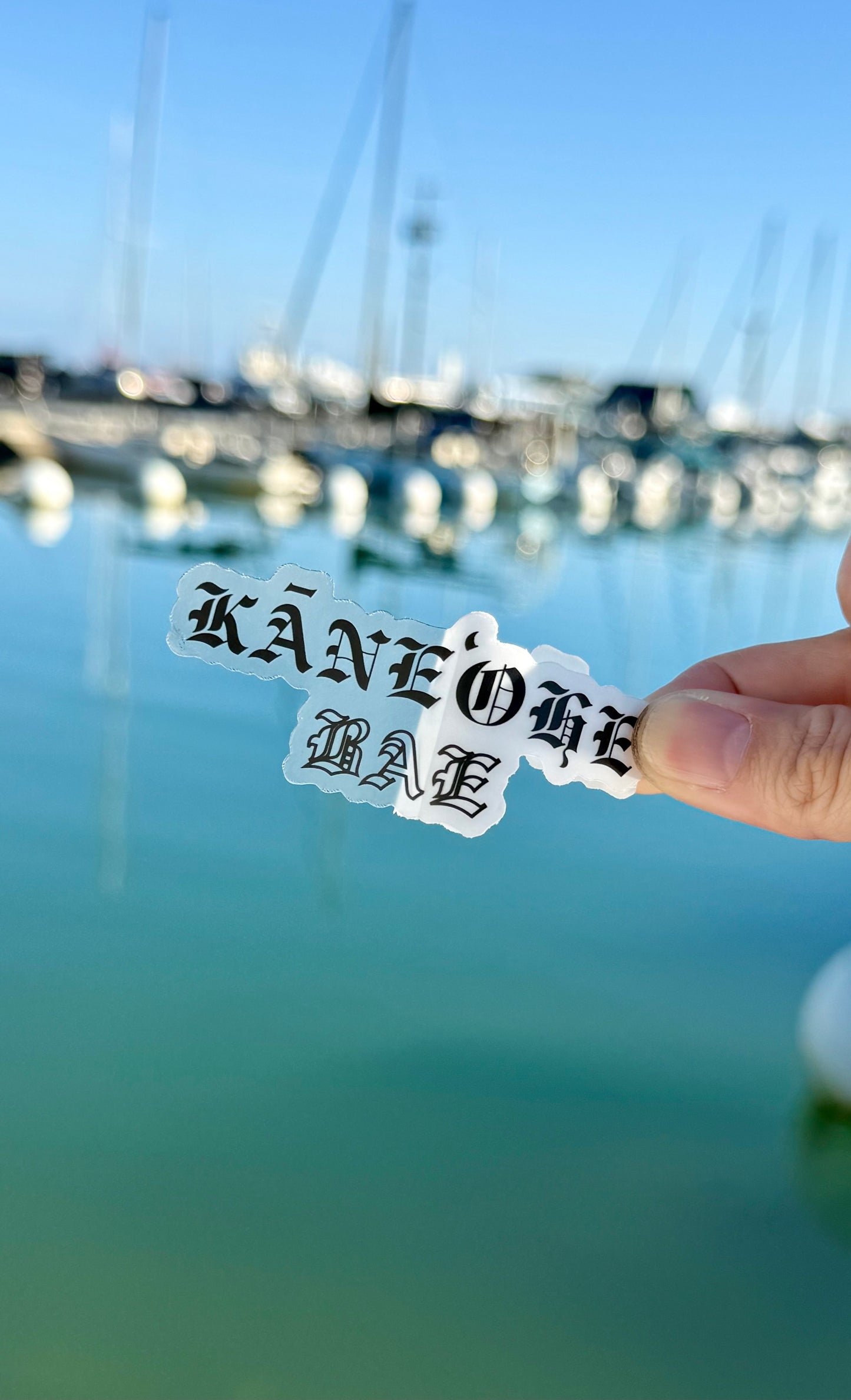 Kaneohe Bae Clear Sticker