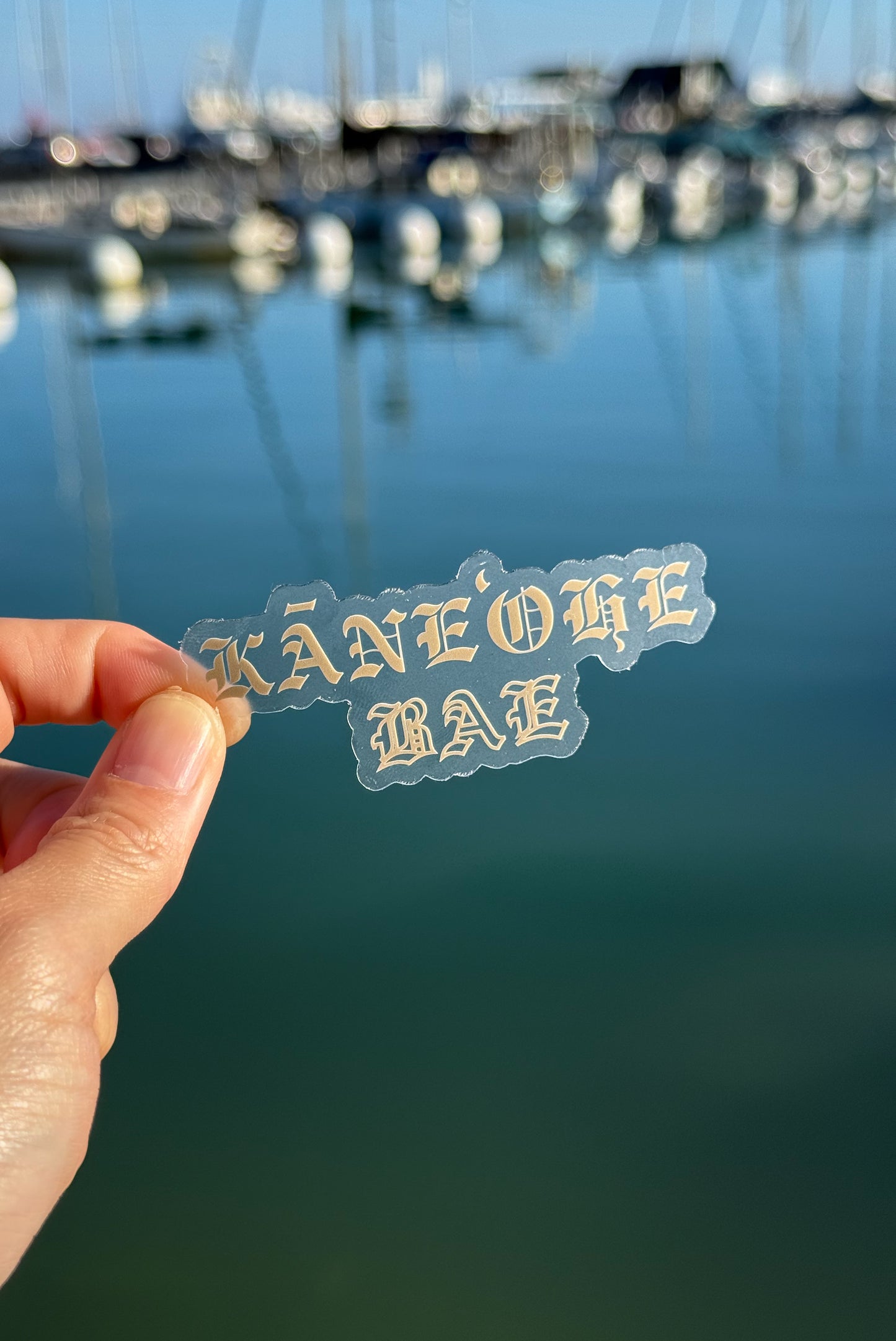 Kaneohe Bae Clear Sticker