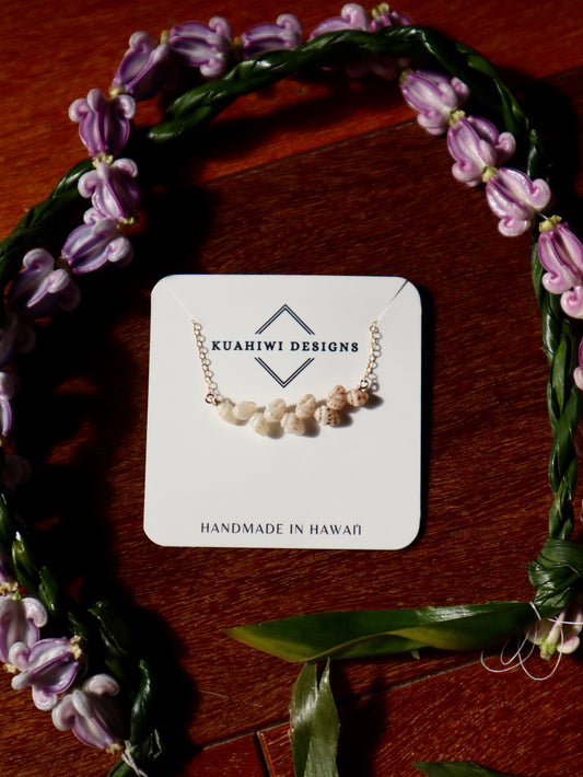 Niihau Momi Shell Necklace