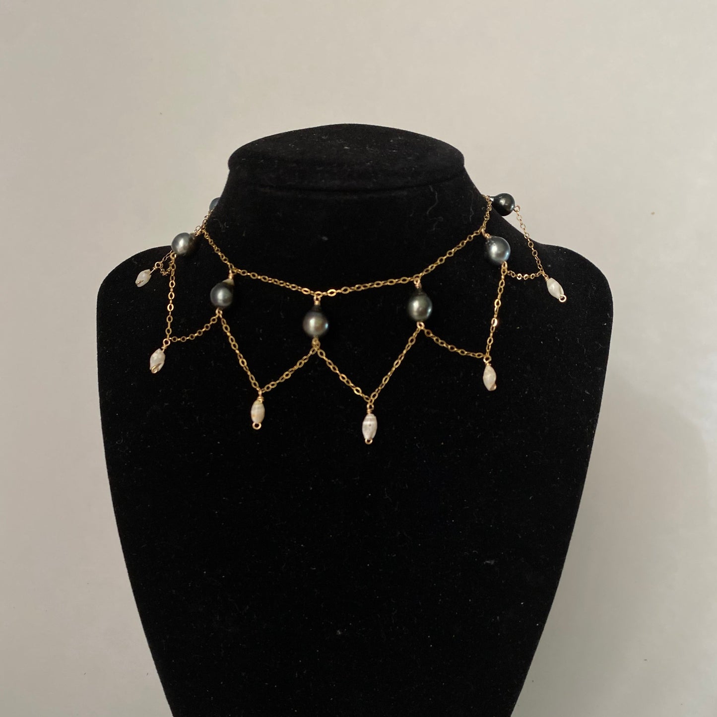 Niihau Laiki and Pearl Immensity Necklace