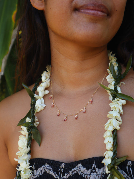 Ombre Kauai Kahelelani Droplet Necklace