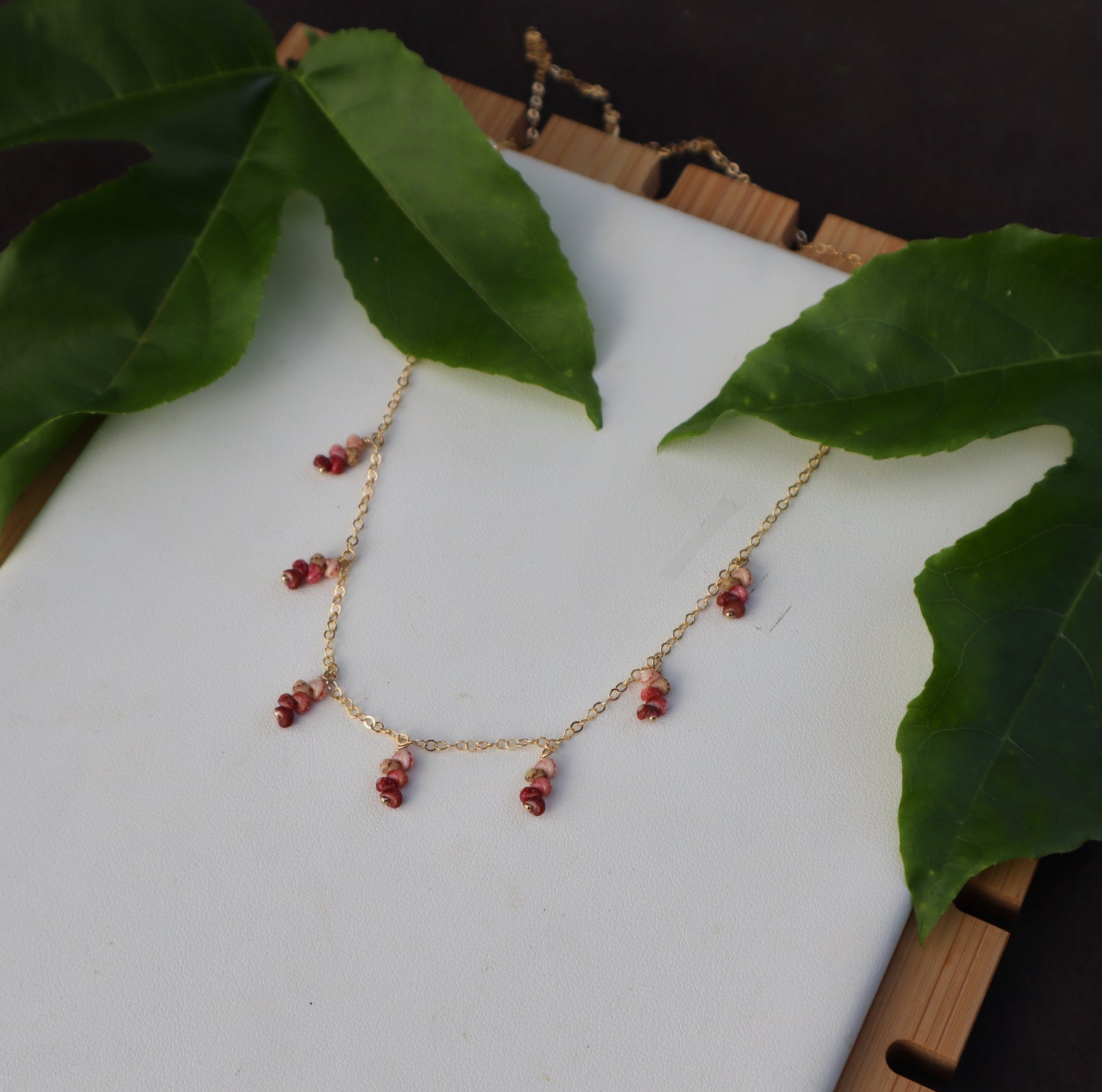 Ombre Niihau Kahelelani Droplet Necklace