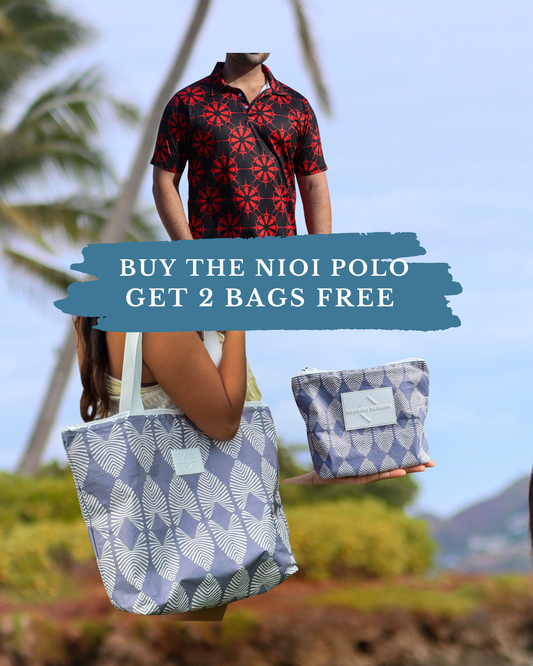 Buy 1 Nioi Polo, Get a Kalo Tote & Pouch FREE