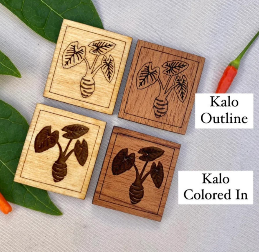 Kalo Wood Magnet